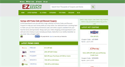 Desktop Screenshot of ezcouponsearch.com